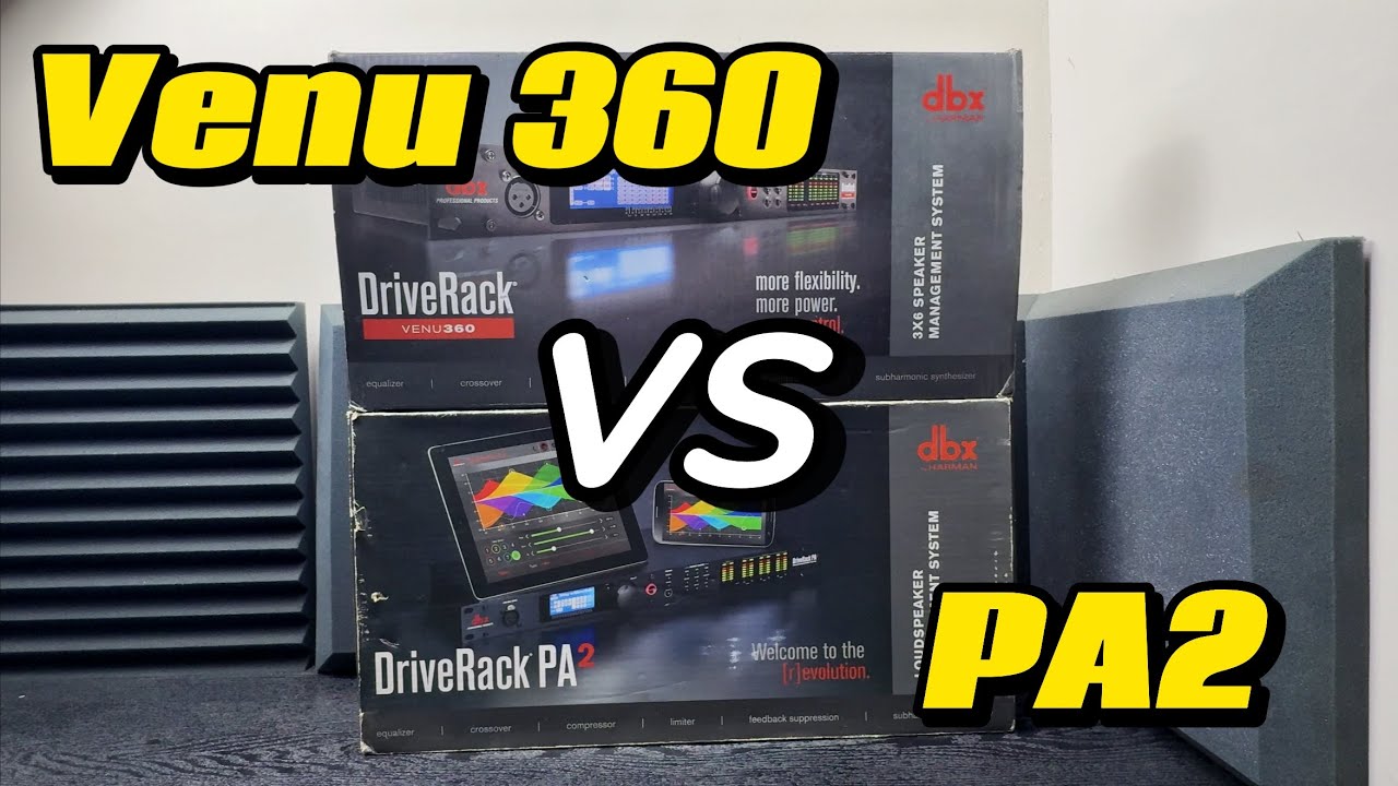 DBX DriveRack PA2 VS Venu360 Procesadores de Audio Digital