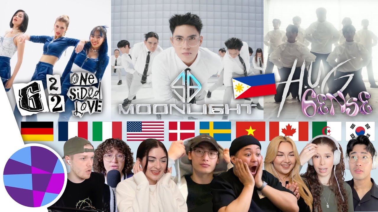 Реакция иностранцев на SB19, G22, 6ENSE (Moonlight, One Sided Love, H.U.G) P-POP | Планета EL