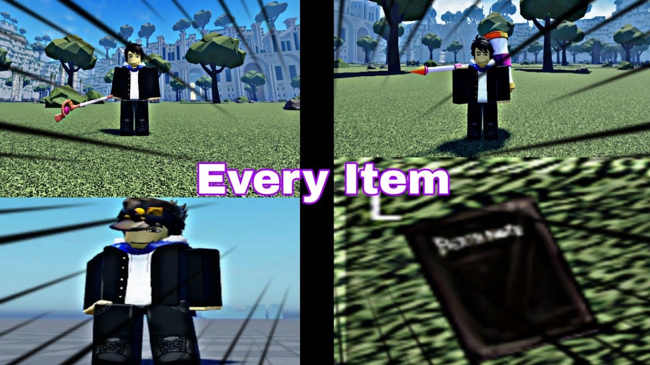 All Items + Jotaro Showcase | Jump Showdown