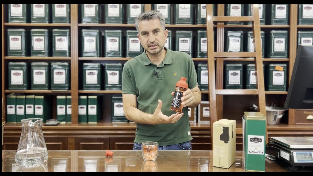 Botella Hario para preparar Tés e Infusiones en frío 🍹
