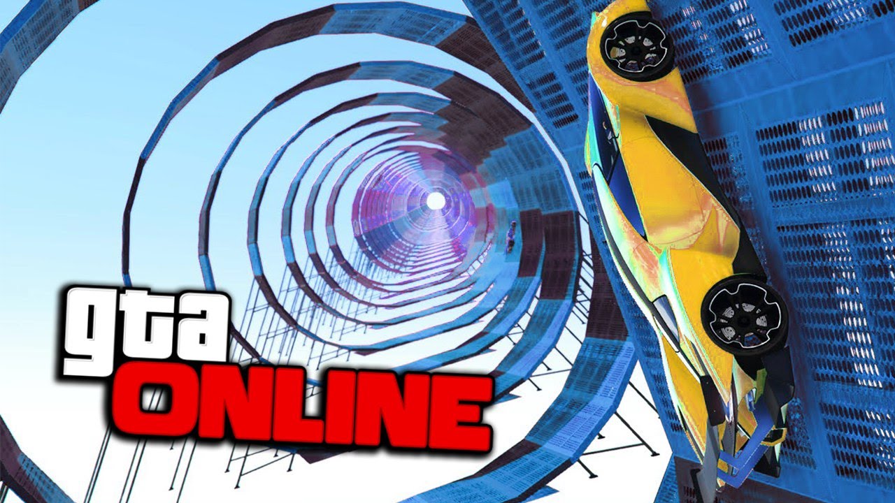 ЧТО БУДЕТ, ЕСЛИ РАЗОГНАТЬСЯ НА СПИРАЛЯХ ДО 768КМ/Ч В GTA 5 ONLINE!? (ГОНКИ)