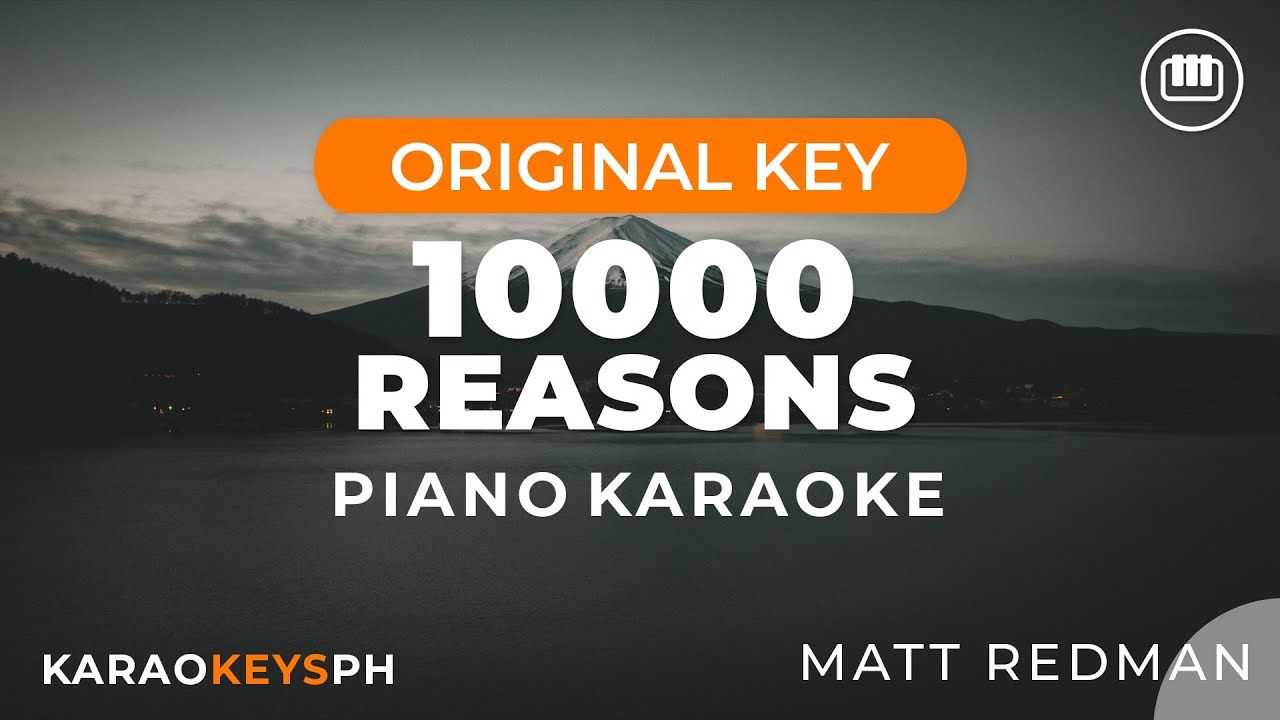 10,000 Reasons (Bless The Lord) - Matt Redman (Piano Karaoke)