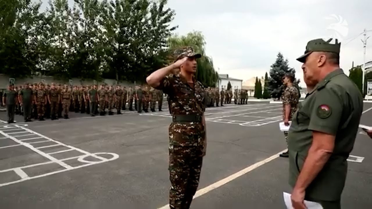 Պատվո պահակային վաշտի զորացրվող տղաները