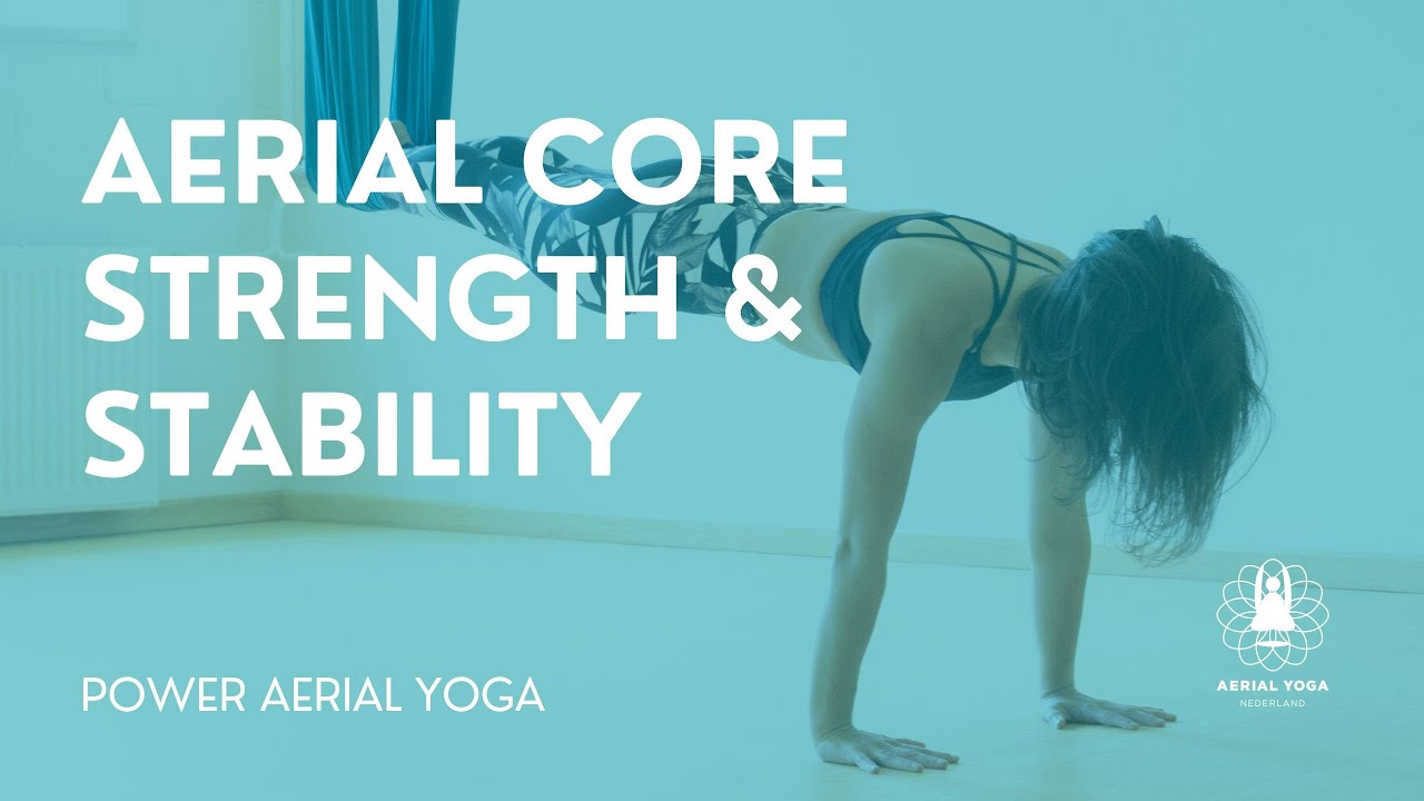 Intermediate 15-Minute Aerial Core Strength & Stability | Power Yoga with the Hammock!