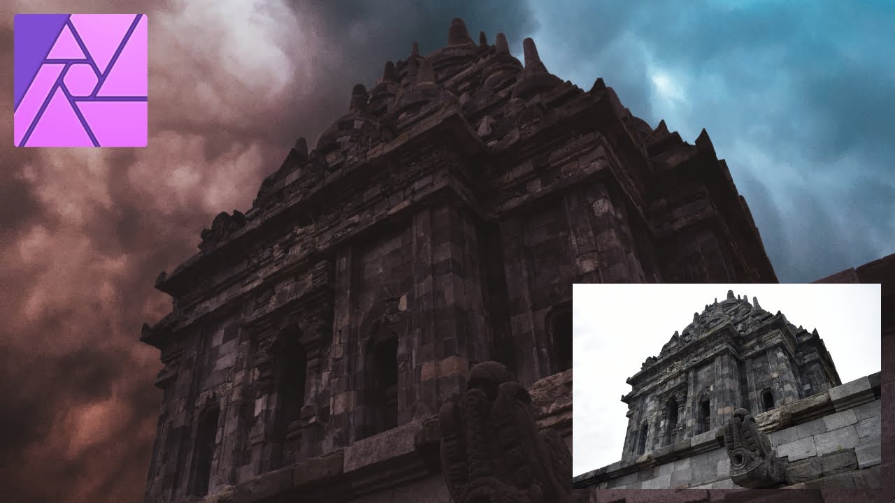 Replace Overexposed Background With a Dramatic Sky - Affinity Photo Tutorial