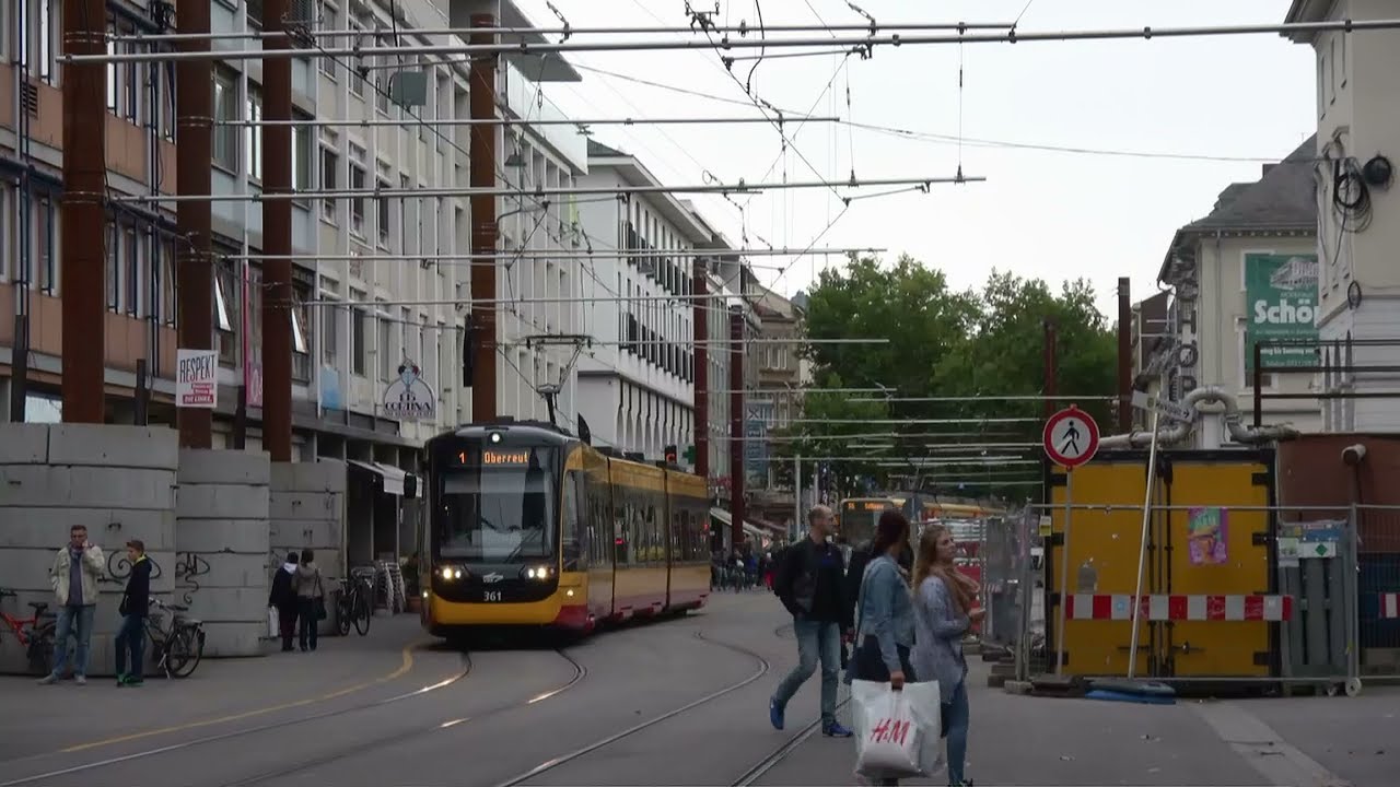 Straßenbahn & Stadtbahn Karlsruhe | VBK | AVG | Vossloh Citylink NET 2012 & Düwag trams | 2017