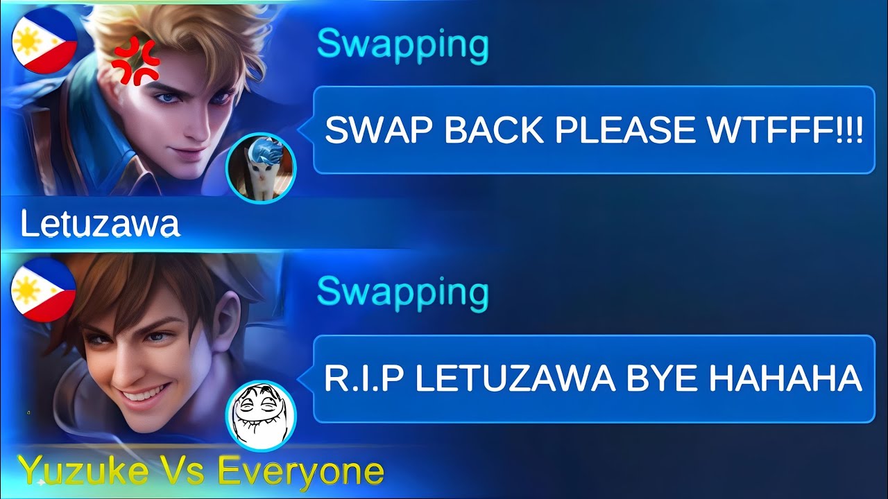 YUZUKE PRANKED LETUZAWA AND THIS HAPPENED…😂 | Mobile Legends
