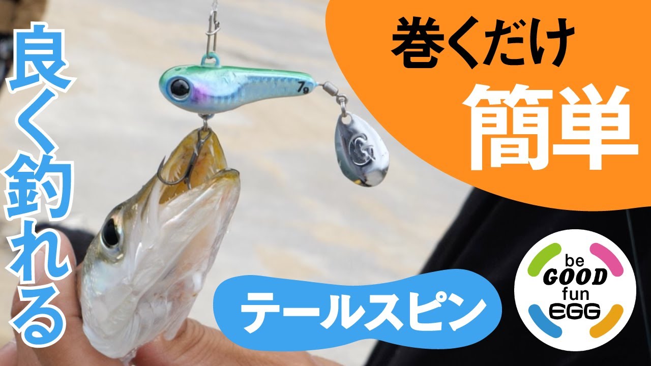 【堤防海釣り】釣果アップのコツ！巻くだけでより釣れる！スピンテール講座  水野浩聡/石川文菜