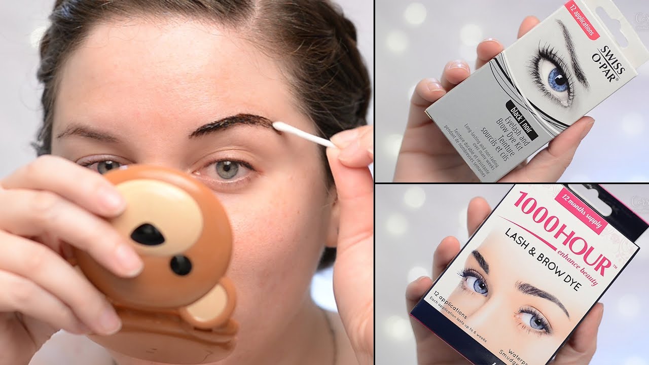 Swiss O Par против 1000 Hour Lash & Brow Dye: 30-дневный тест и обзор | CORRIE V
