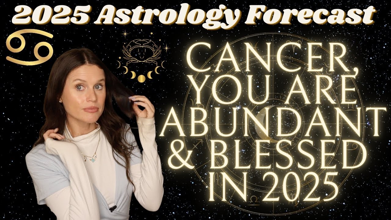 CANCER 2025 HOROSCOPE ♋ You are entering your LUCKIEST YEAR YET! 🍀 Growth, visibility, confidence!