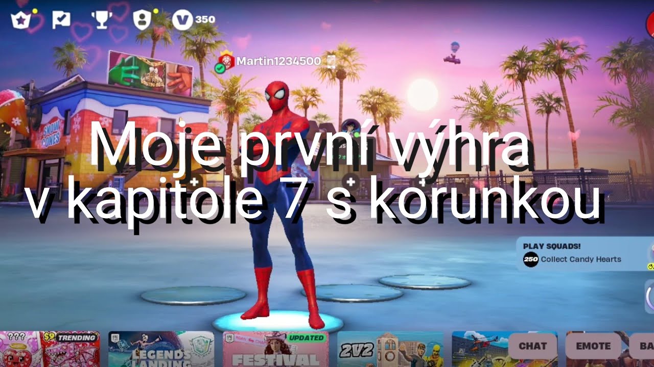 Moje první výhra v kapitole 7 s korunkou 
