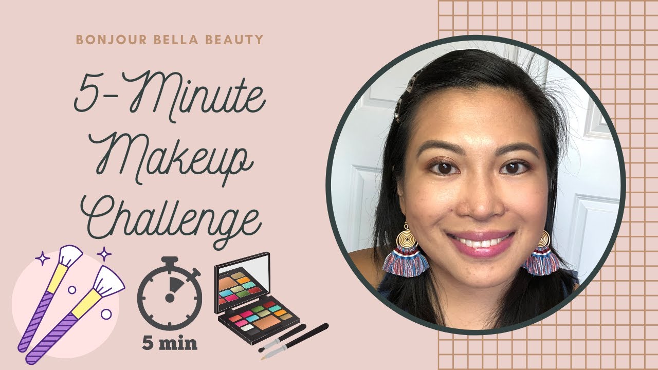 BEAUTY | Simple 5-Minute Makeup Challenge | Jean Monique Sanchez