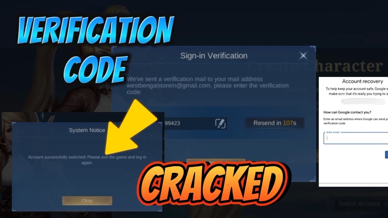 MLBB VERIFICATION CODE CRACKED SUCCESSFUL ✅ MAKE HACKER CRY😎😎
