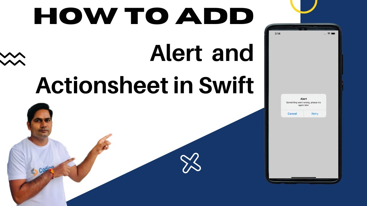 How to add an alert and actionsheet in UIAlertController in swift