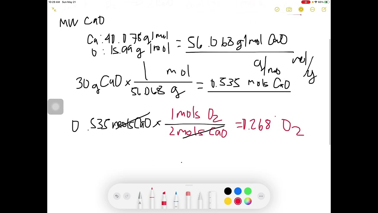 Stoichiometry (tagalog)