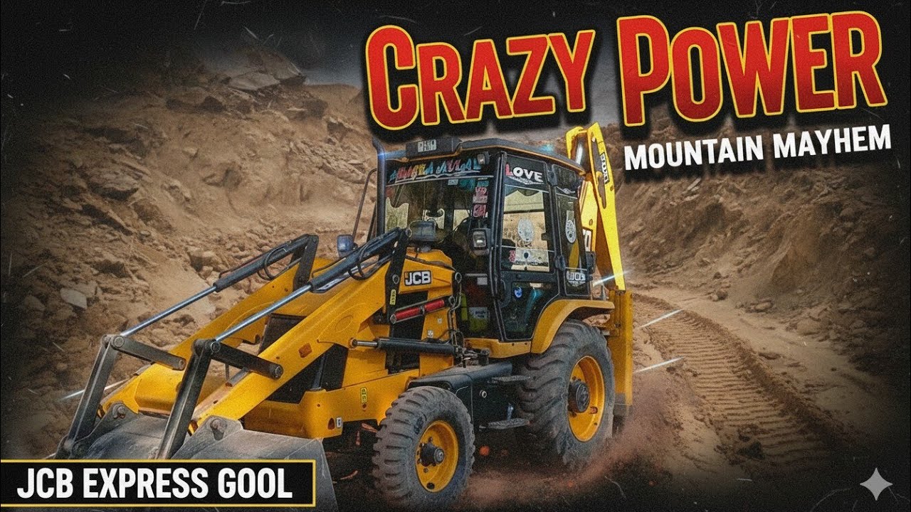 JCB Ki Khudaai: Mountain Edition🏔️🚜#jcbkhudai  #heavymachinery #mountains #jcbpower #gool #jcbvideo 