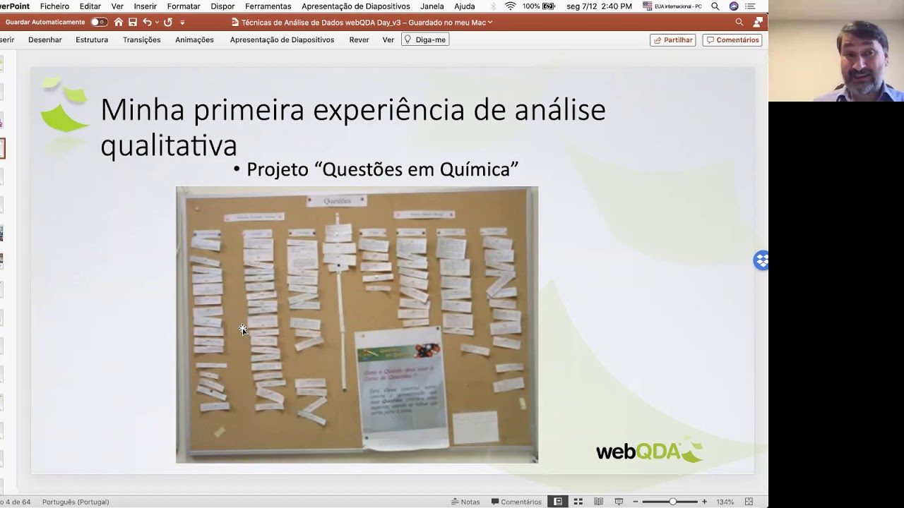 Webinar Técnicas de Análise Qualitativa com Apoio do Software webQDA