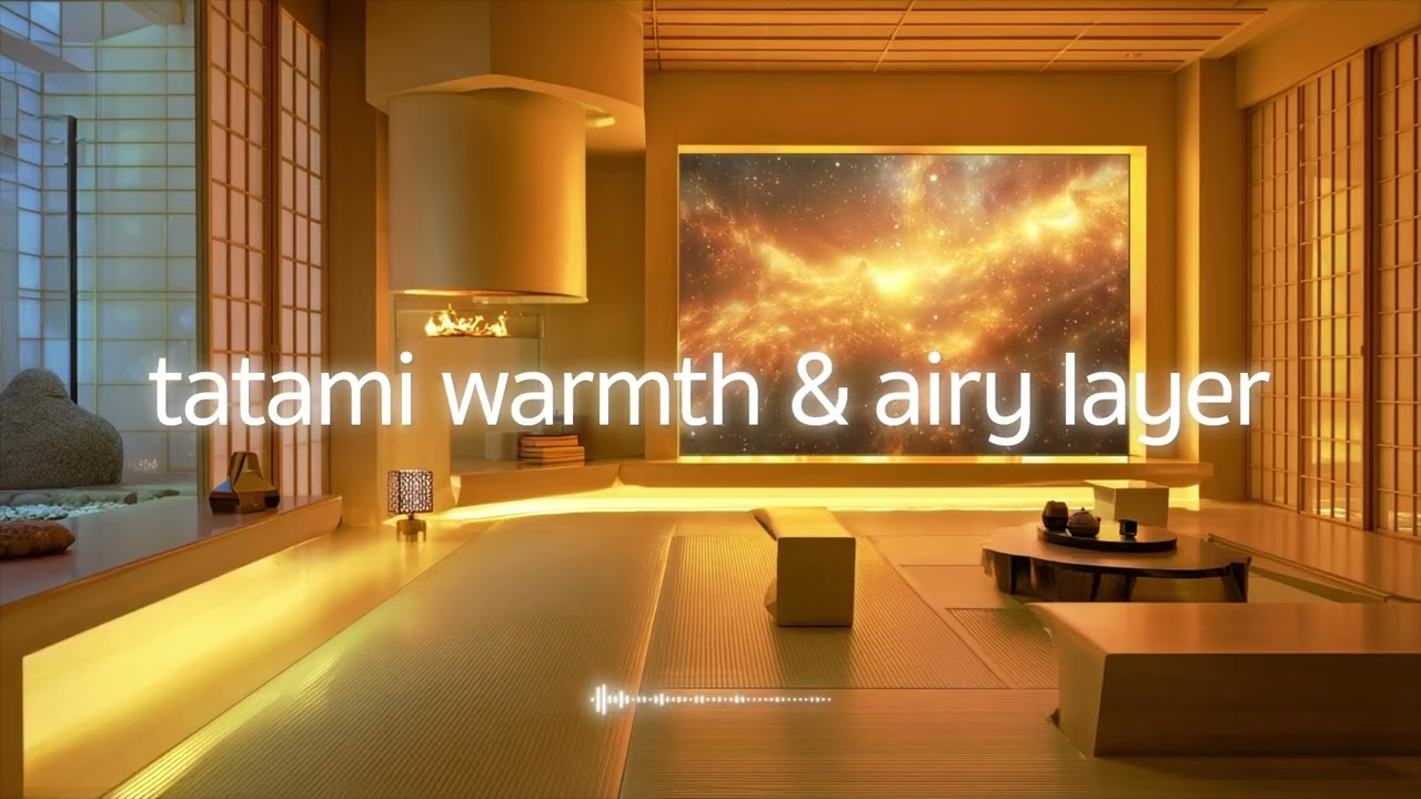 【lofi BGM】Tatami Warmth & Airy Layer｜畳の静寂と木の温もりに溶けるChill音楽