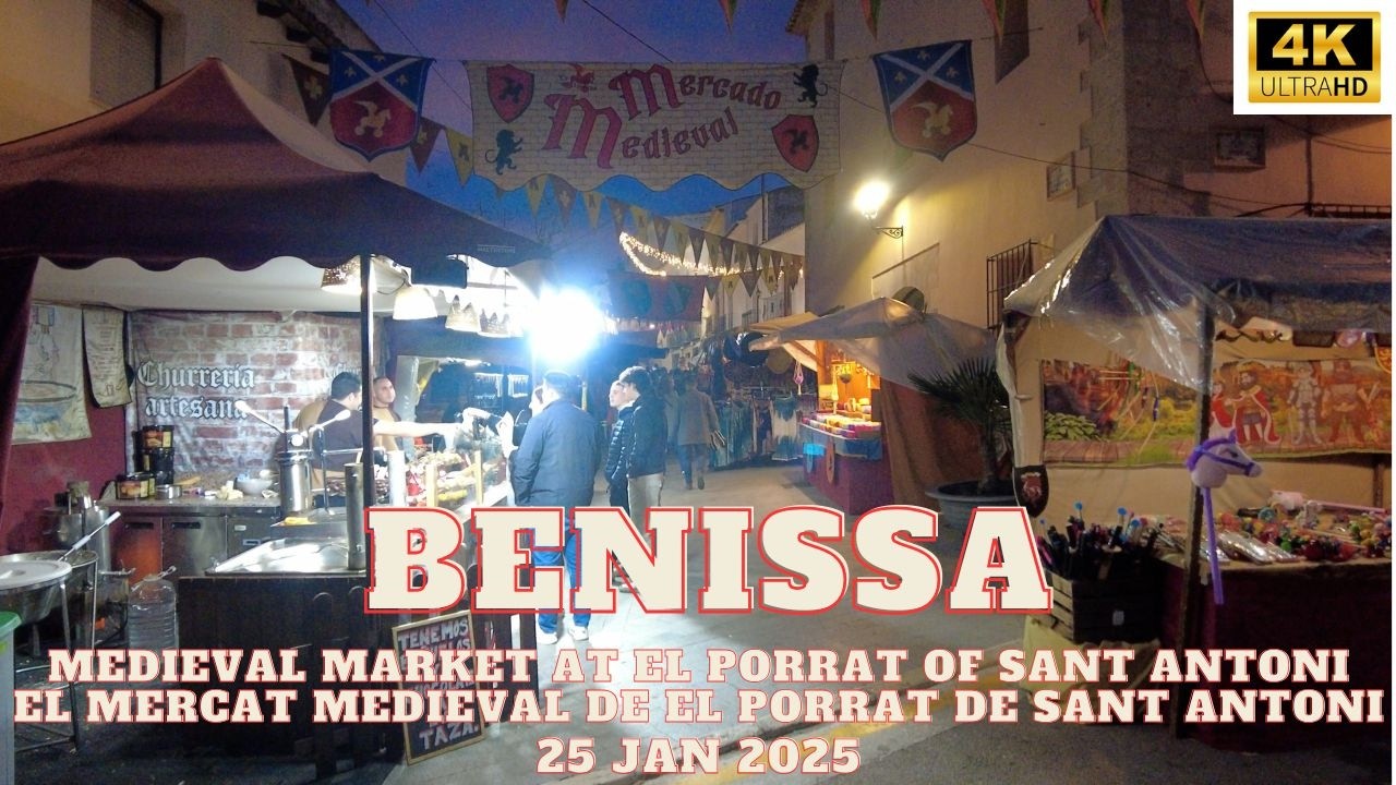 Benissa Espa&ntilde;a: Fira i Porrat de Sant Antoni 2025 Medieval market #benissa #porrat
