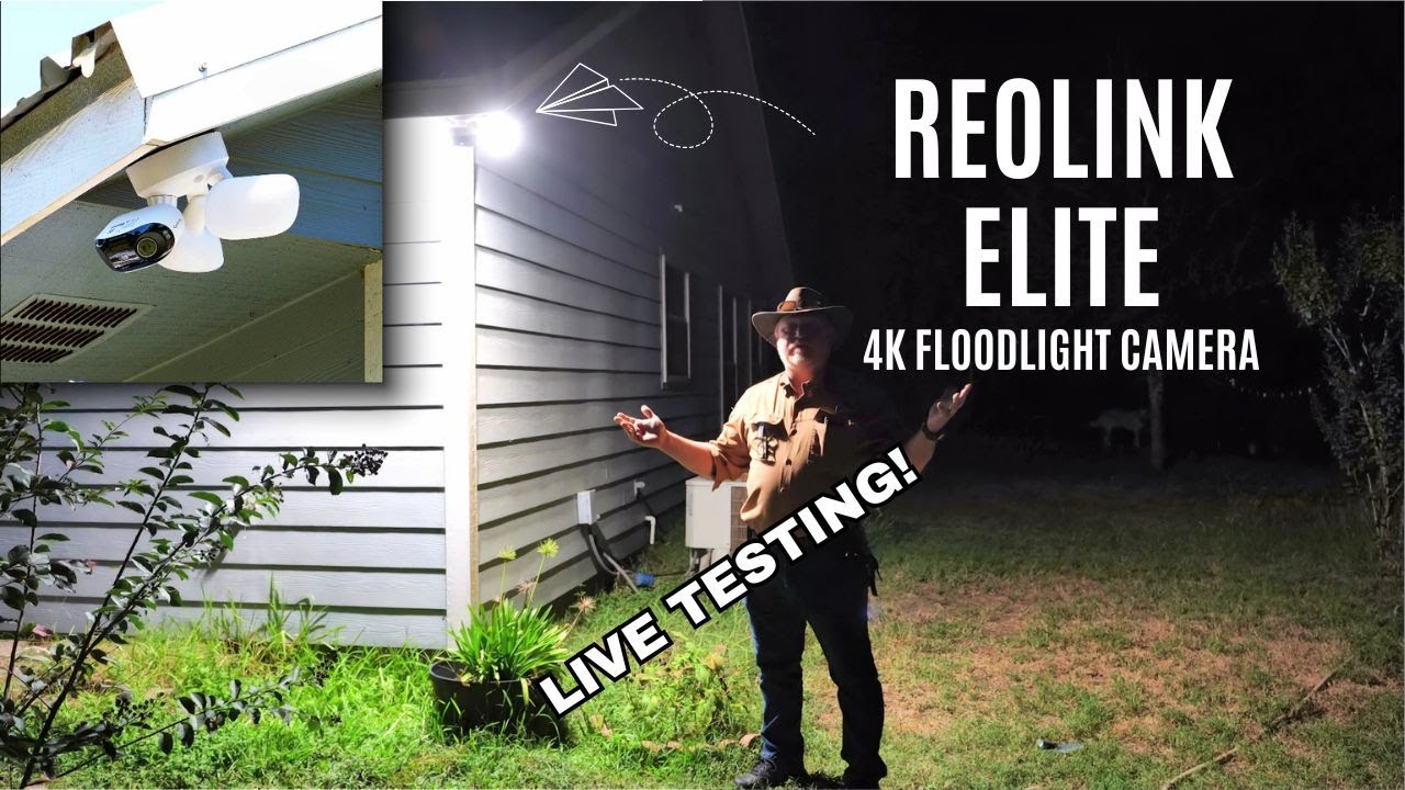 Best Reolink Elite Floodlight Camera Review 🔦4K Night/Day & App Setup!
