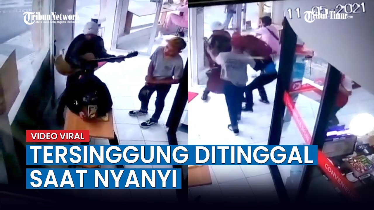 Viral Video Aksi Kekerasan Pengamen pada Pengunjung di Bandung, Tersinggung Ditinggal saat Nyanyi