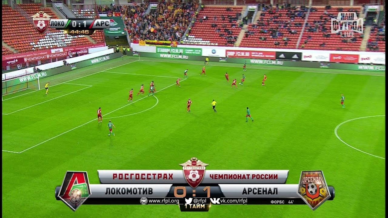 Brown Forbes' goal. Lokomotiv vs Arsenal | RPL 2016/17