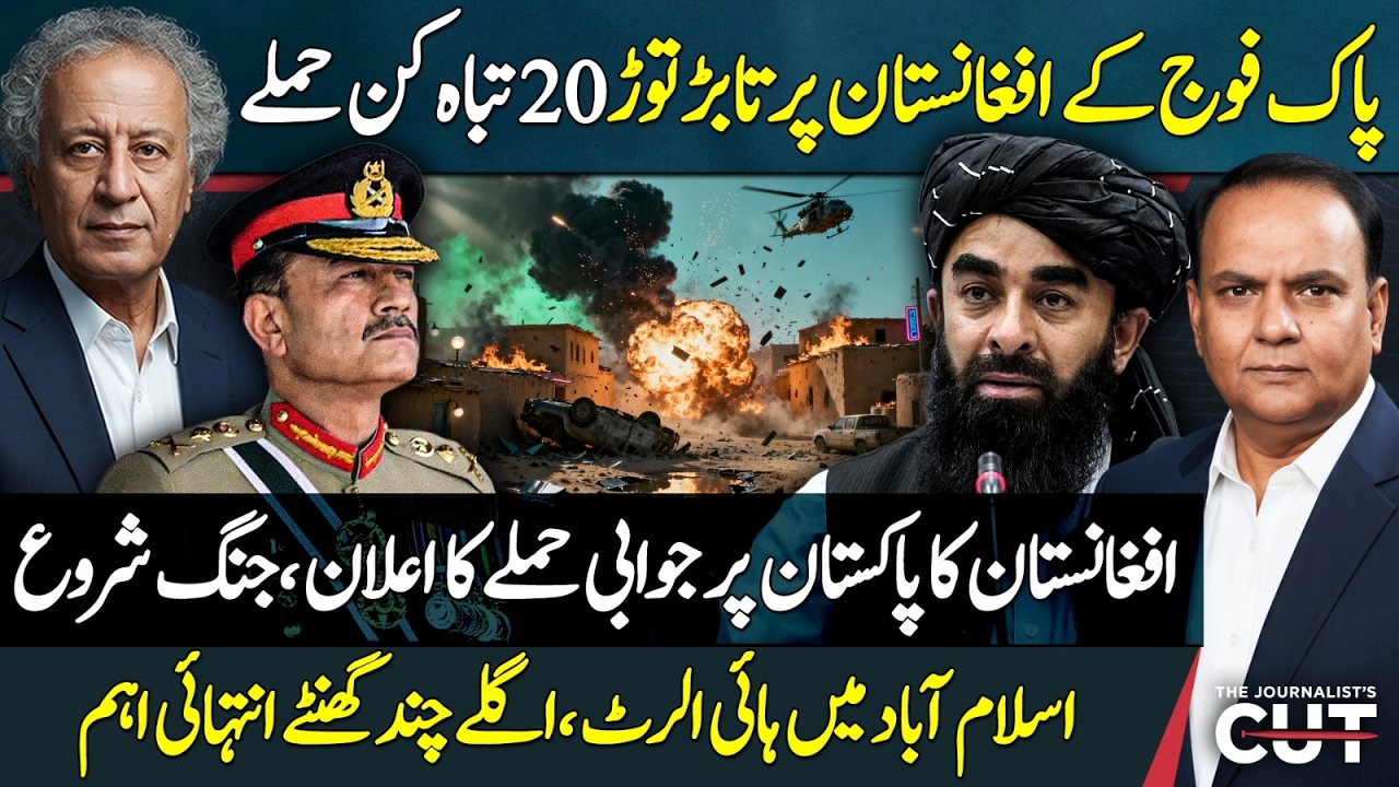 Pakistan-Afghanistan Clash Escalates: 20 Strikes, War Warning, Islamabad High Alert | Sajjad Anwar