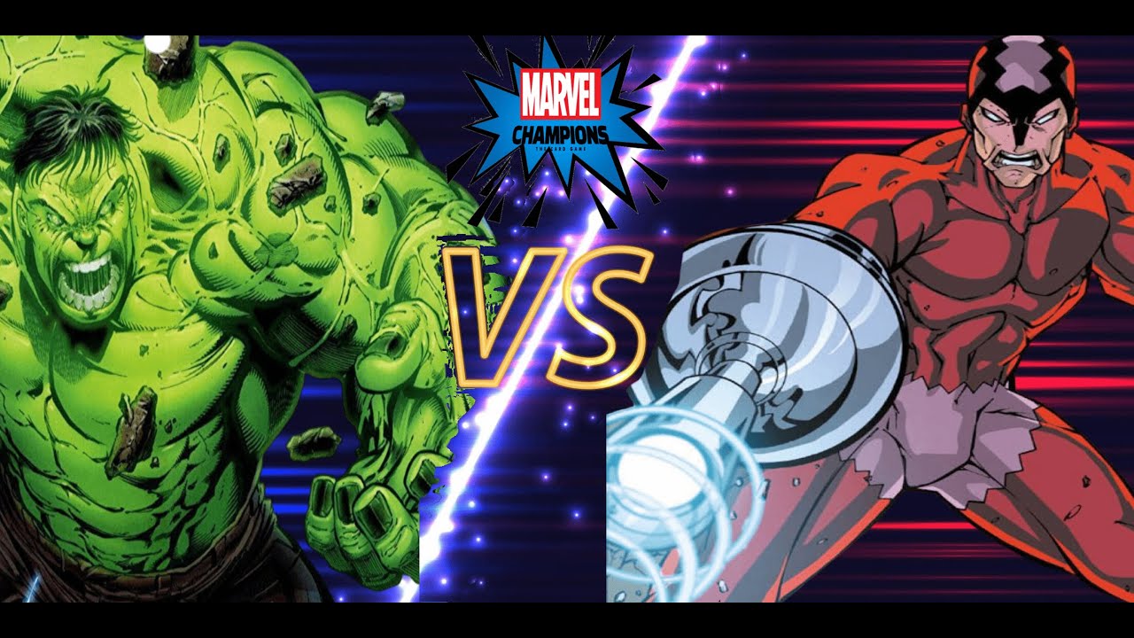 Too Much Noise: Marvel Champions Gameplay Hulk vs Klaw