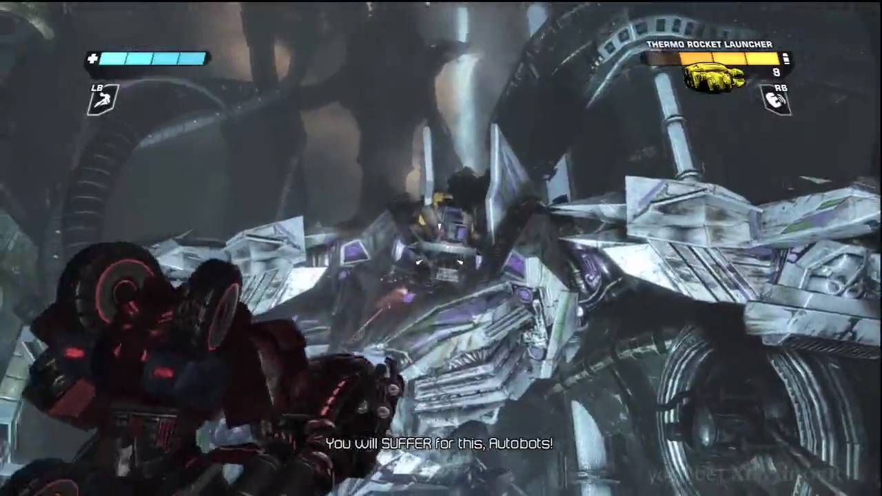 Transformers: War for Cybertron - Trypticon Final Boss (Solo on Hard Difficulty) - (Part 2 of 2)