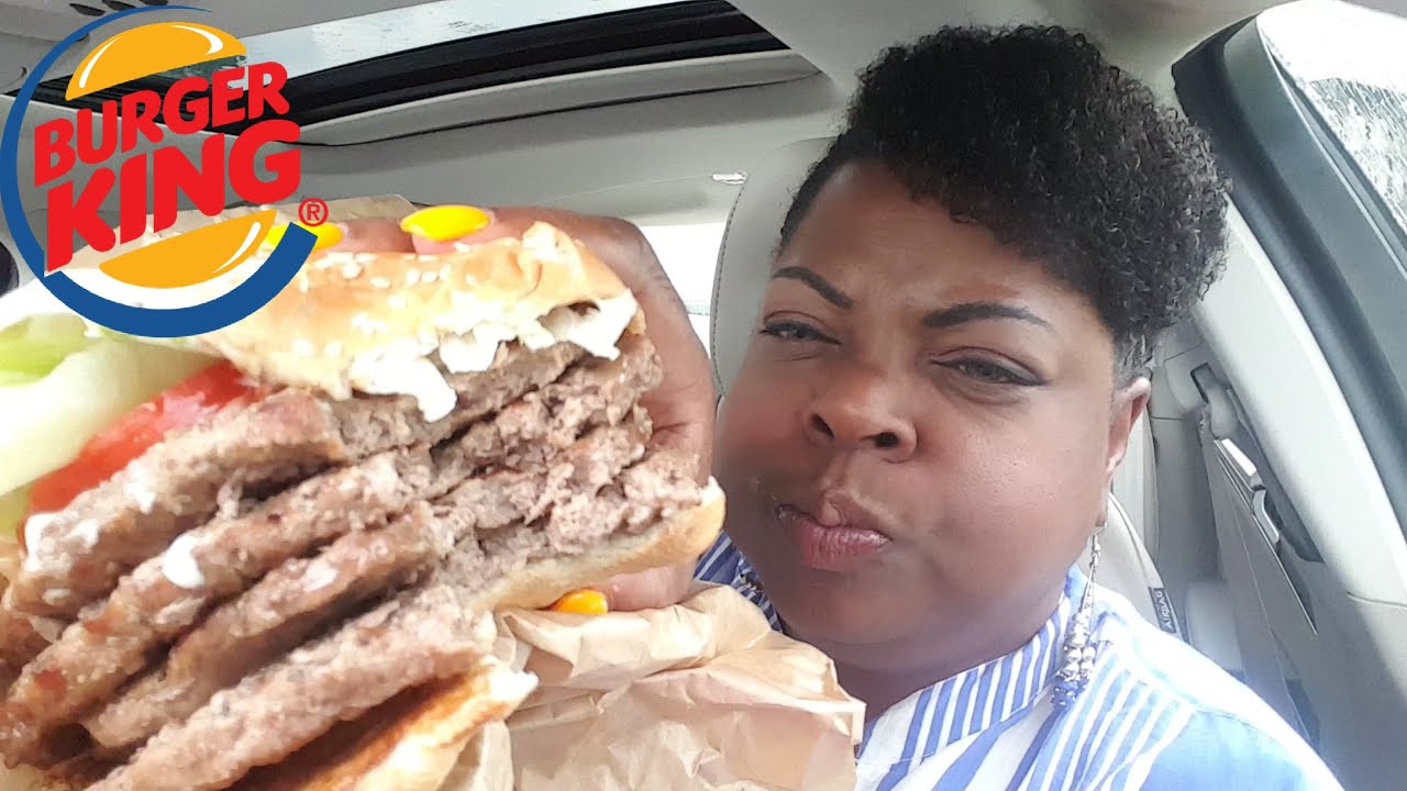 Quadruple Whopper Challenge! Bloveslife & Muscle N Marriage!