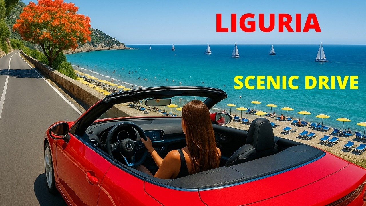 Italy4K Italian Riviera Magic: Road Trip Imperia to Alassio - Liguria 