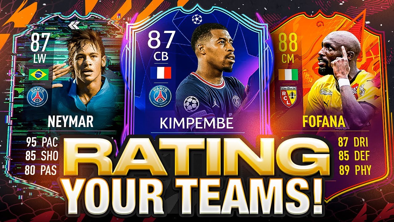 I RATE YOUR TEAMS IS BACK! #FIFA22 ULTIMATE TEAM