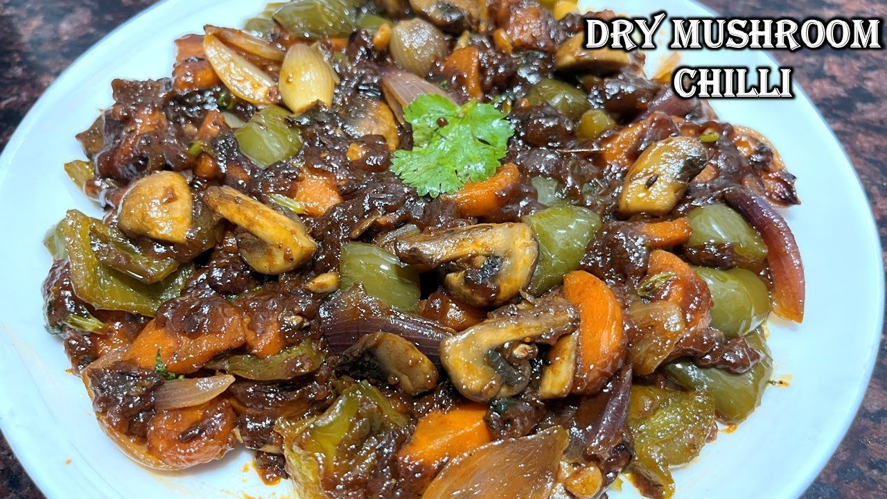 रेस्टोरेंट स्टाइल मशरूम चिली बनाने की आसान विधि | Dry Mushroom Chilli Recipe | Tasty & Crispy Recipe