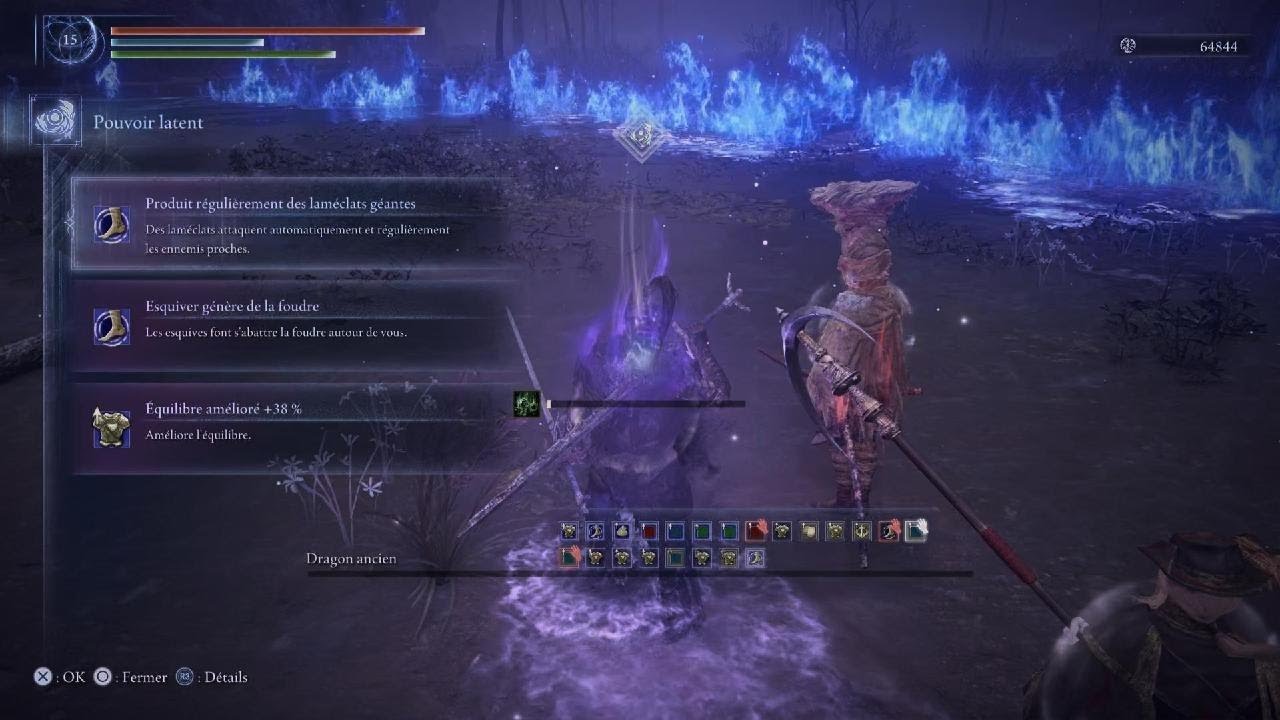 ELDEN RING NIGHTREIGN : Gueule Béante Souverain [Deep of Night Level 5] [Double Espadon de Rôdeur]