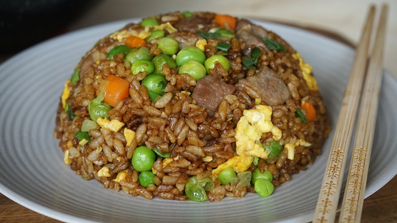 Riz sauté à la sauce soja  -  Chao Fan  -   Riz Frit