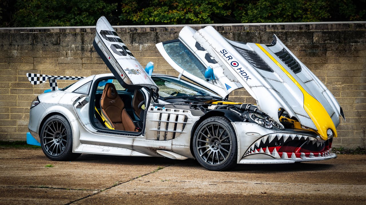INSANE 'Fighter Plane' Mercedes SLR McLaren HDK by MSO: LOUD Supercharged V8 Sounds