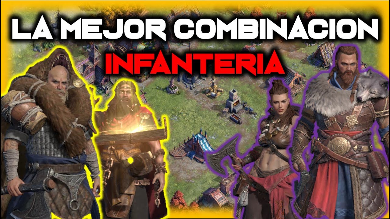 🙌EL MEJOR HEROE🙌INFANTERIA ¿Cual es la MEJOR COMBINACION? - VIKING RISE - Javi G