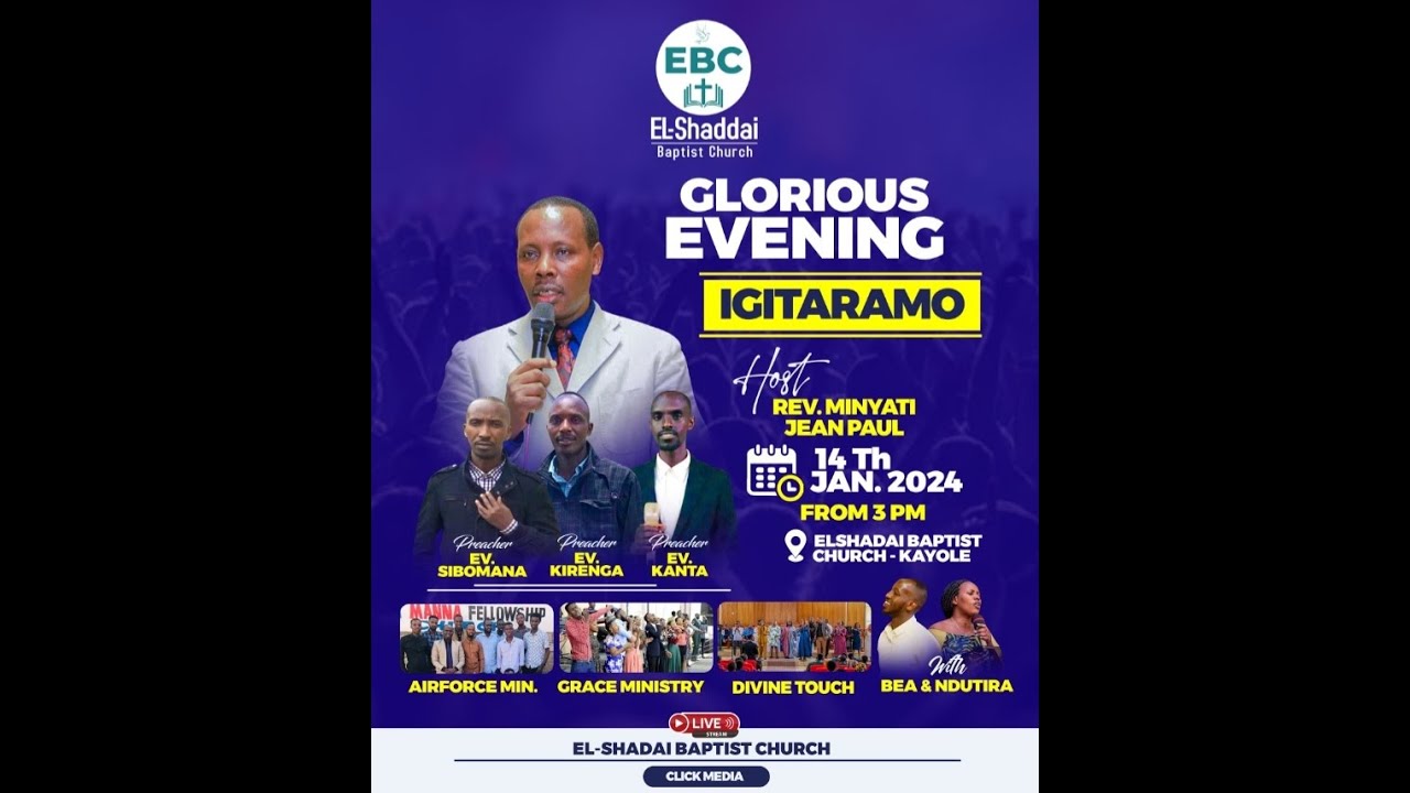 NTIBISANZWE  MUGITARAMO KIBAYE MURI EL. SHADDAI BAPTIST CHURCH NAIROBI NTUCIKWE NAWE👆👆🔥🔥🔥