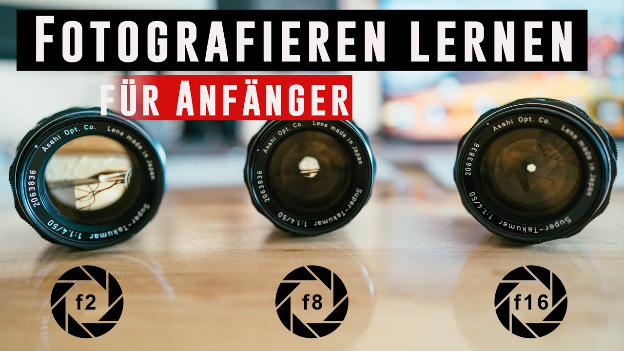 Fotografie Kurs #1 Bestandteile, Funktionsweise, Kameratypen ERKLÄRT [Fotografieren lernen deutsch]