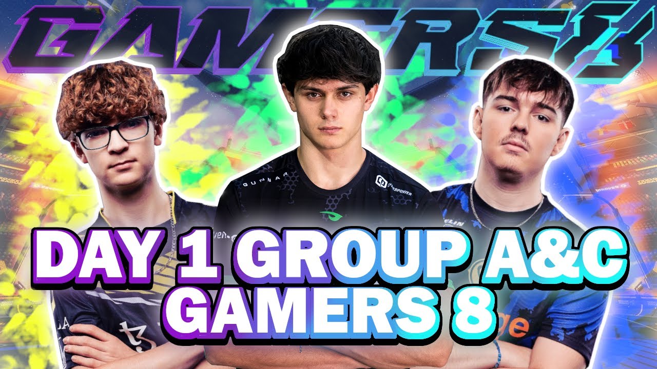 VITALITY GETS SLAPPED!! GAMERS 8 DAY 1 HIGHLIGHTS 2023!! | Group A & C | Rocket league