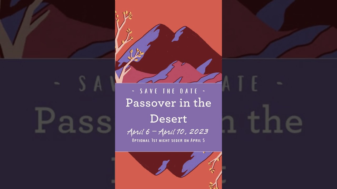 Passover in the Desert 2023! #Shorts