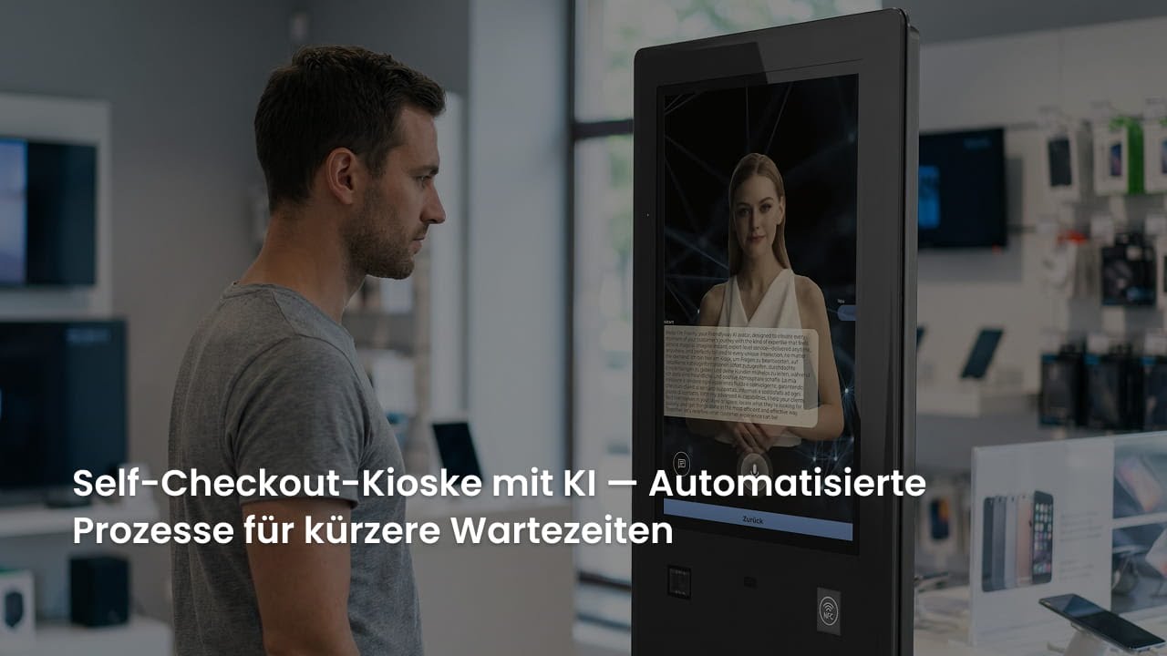Self-Checkout-Kioske mit KI &ndash; Automatisierte Prozesse f&uuml;r k&uuml;rzere Wartezeiten