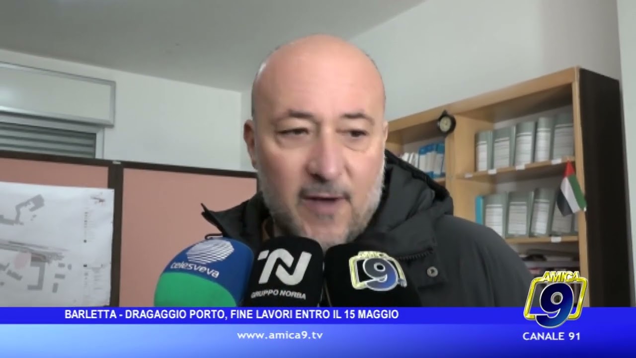 Barletta, dragaggio porto: fine lavori entro il 15 maggio