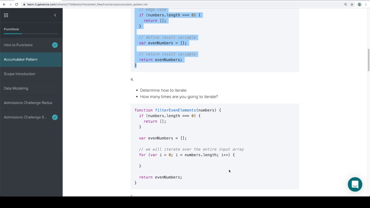 Module 0 - Functions - Accumulator Pattern - Part 1
