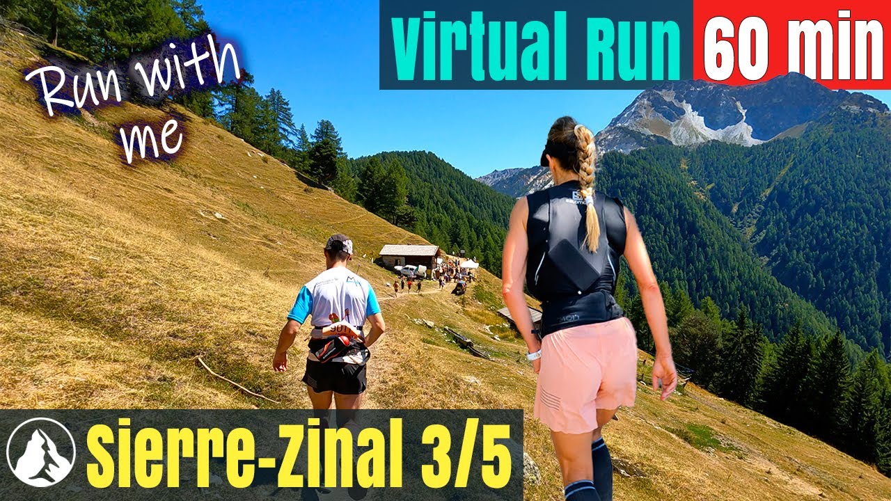 2022 Sierre-Zinal Teil 3 Chandolin | Running Video für Laufband Training | Virtual Run #43