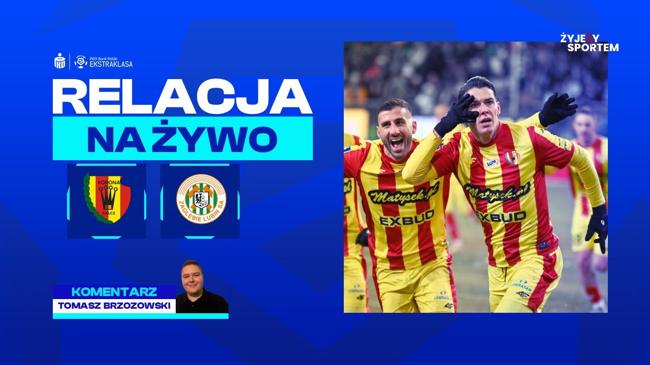 Korona Kielce - Zagłębie Lubin | MECZ NA ŻYWO | PKO BP Ekstraklasa 20. kolejka | RELACJA RADIO WYNIK