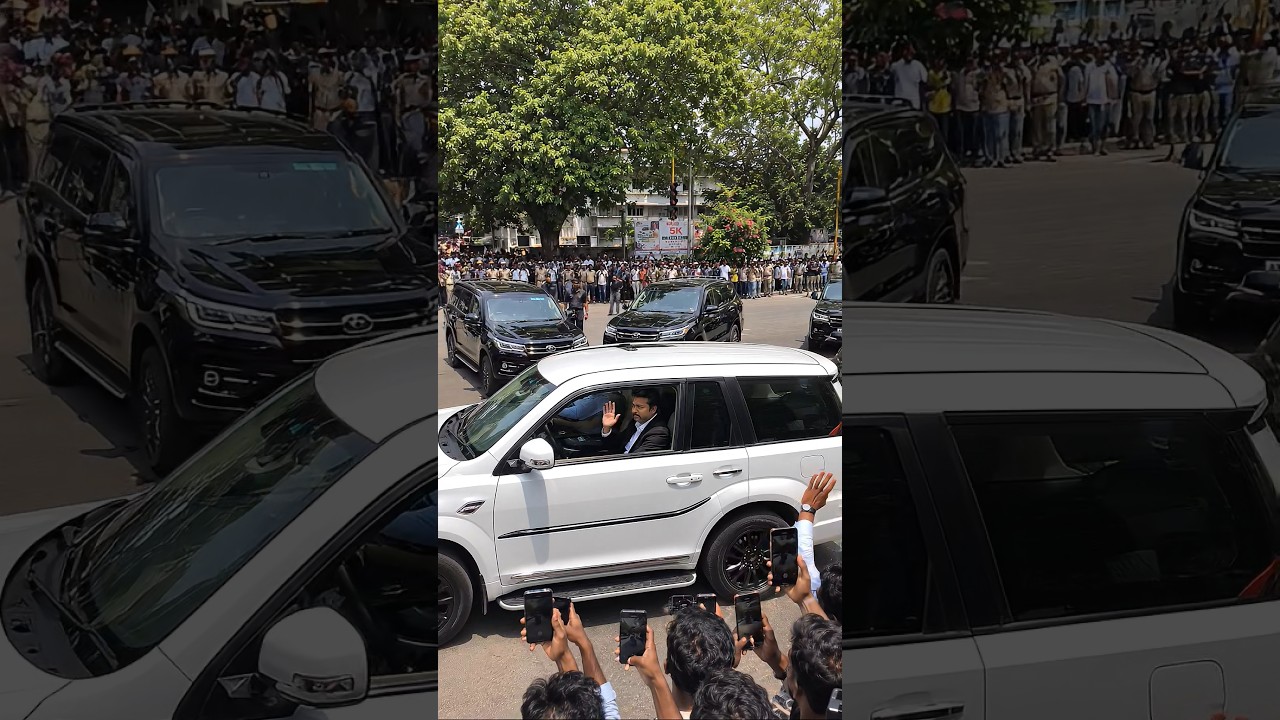 Vijay Mudhalvan Song Arjun Vijay cm road show TVK #vijay #cm #roadshow #tvk