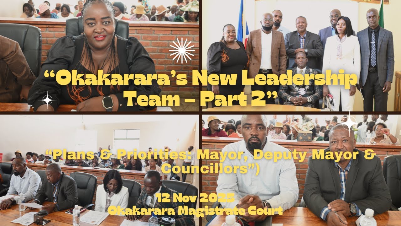 Okakarara Town Council Leadership in Action – Part 2: Plans & Priorities