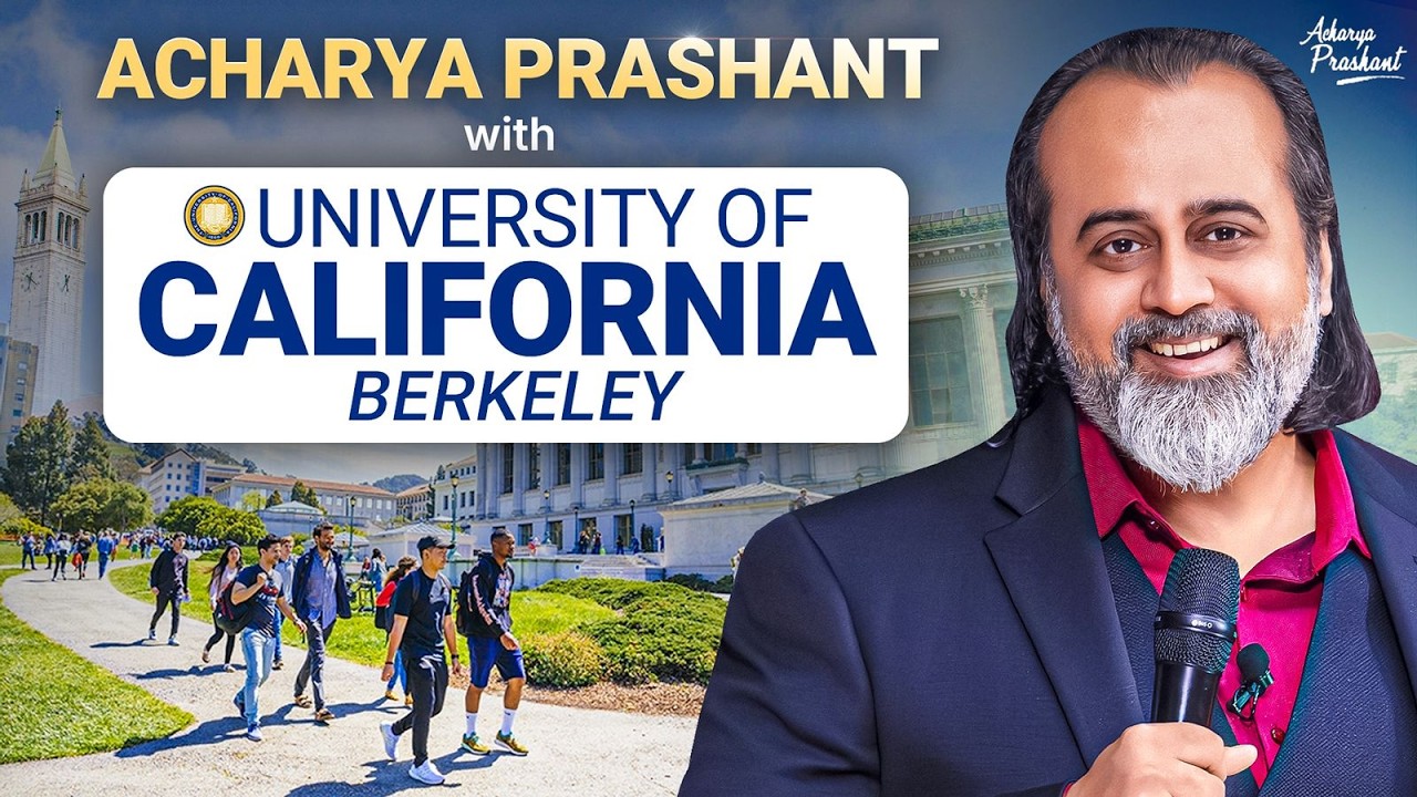 Startup Story: Entrepreneurship as a Love Affair || Acharya Prashant, with UC Berkeley (2025)