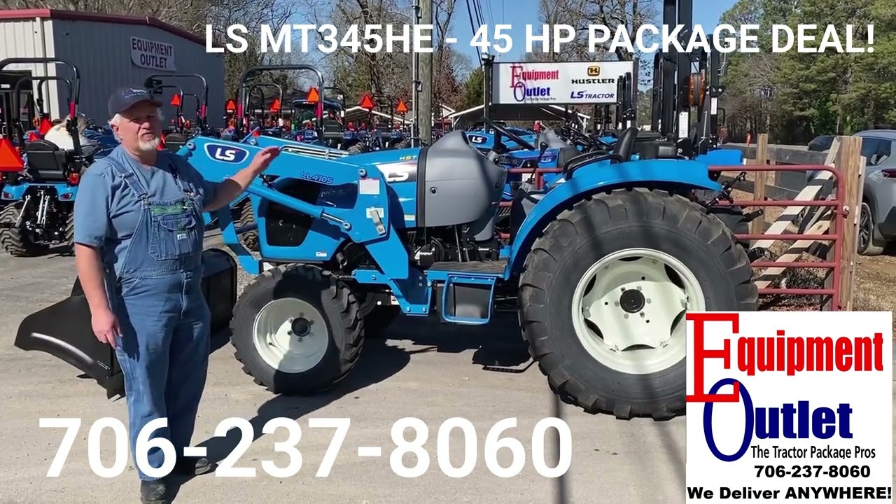 LS MT345HE Package Deal - 45 HP Tractor - Equipment Outlet Rome, Georgia
